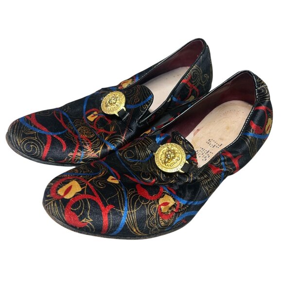 Vintage Peter Ascot Italian Loafers Size 42 EU US 9 Vero Cuoio Red Slip On Shoe - Picture 1 of 9